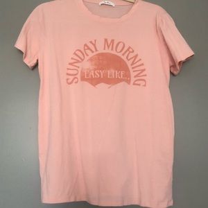 Easy Like Sunday Morning tee